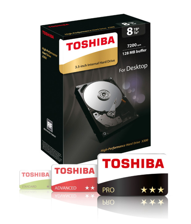 Toshiba, nuovo HDD interno da 8 TB