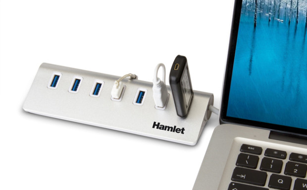 Hamlet XUSB370MS, hub USB 3.0
