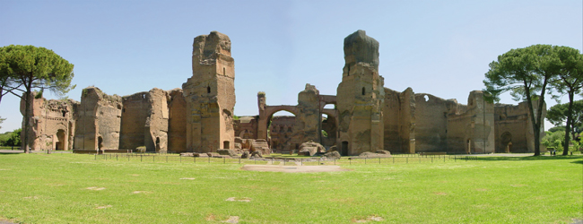 Terme di Caracalla Roma set de La Grande Bellezza