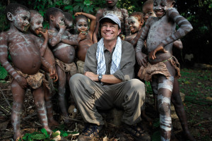 Randy Olson with Pigmy Boys