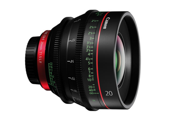 Canon CN-E20mm T1.5 L F, nuovo grandangolo ‘cine’