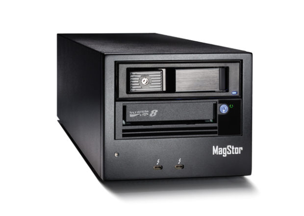 MagStor LTO-8 12 TB in una cartuccia