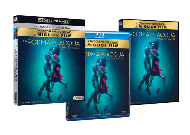 La Forma dell'Acqua DVD BD 4K