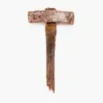 Martello. Utensile utilizzato nella prima fase di estrazione in miniera, circa 1650, ora nel Museo dell'Oro di Gondo. © Claudio Cerasoli