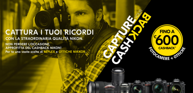 Nikon, capture your cashback