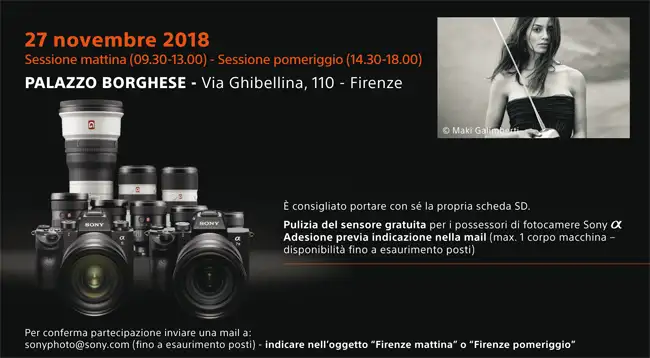 Sony Professional Workshop Firenze