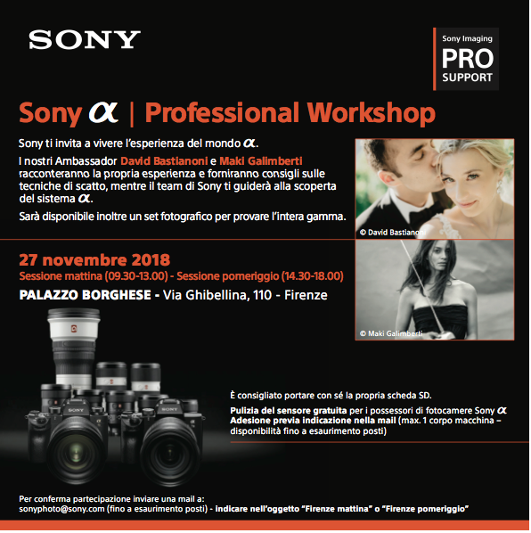 Sony Workshop Firenze