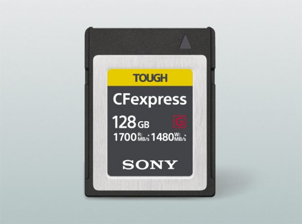 Sony CEB-G128, ecco la scheda CFexpress