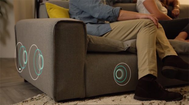 Miliboo Smart Sofa, le canapé connecté