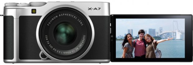 Fujifilm X-A7, schermo grande e video 4K fino a 30 fps