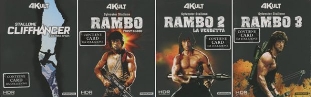 Cliffhanger, Rambo (I, II e III) le recensioni