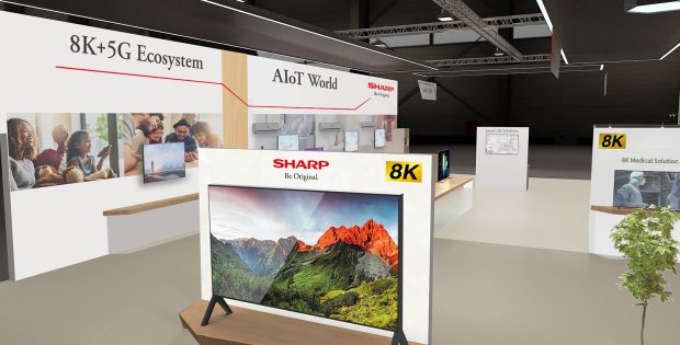 Sharp punta su 8K+5G per il futuro della TV