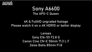 Sony Alpha 6600 video test