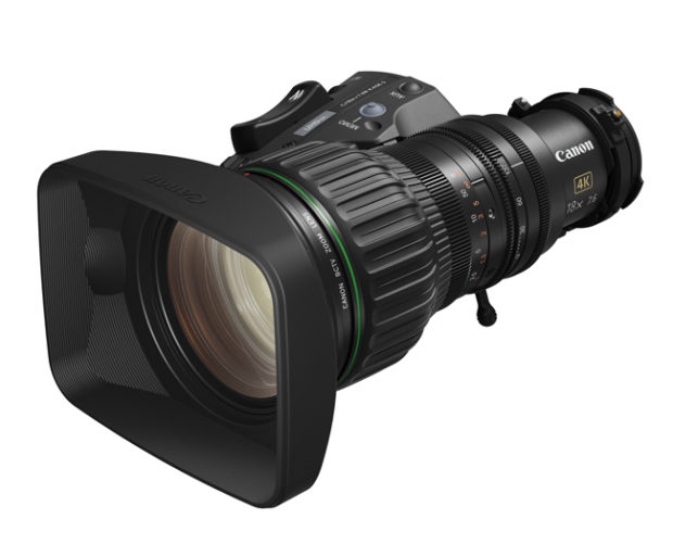 Canon, zoom 18x per broadcast 4 K