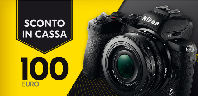 Nikon Z 50 sconto 100 euro