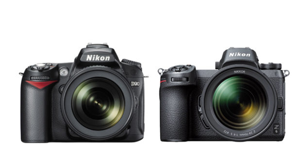 Fotocamera Reflex Nikon D90 – Fotocamera Mirrorless Nikon Z6