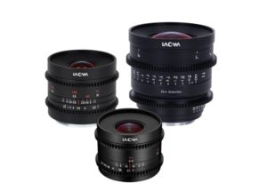 Laowa 7.5mm T/2.1 MFT, 9mm T/2.9 APS-C & Super-35 e 15mm T/2.1 Full Frame & Vista Vision