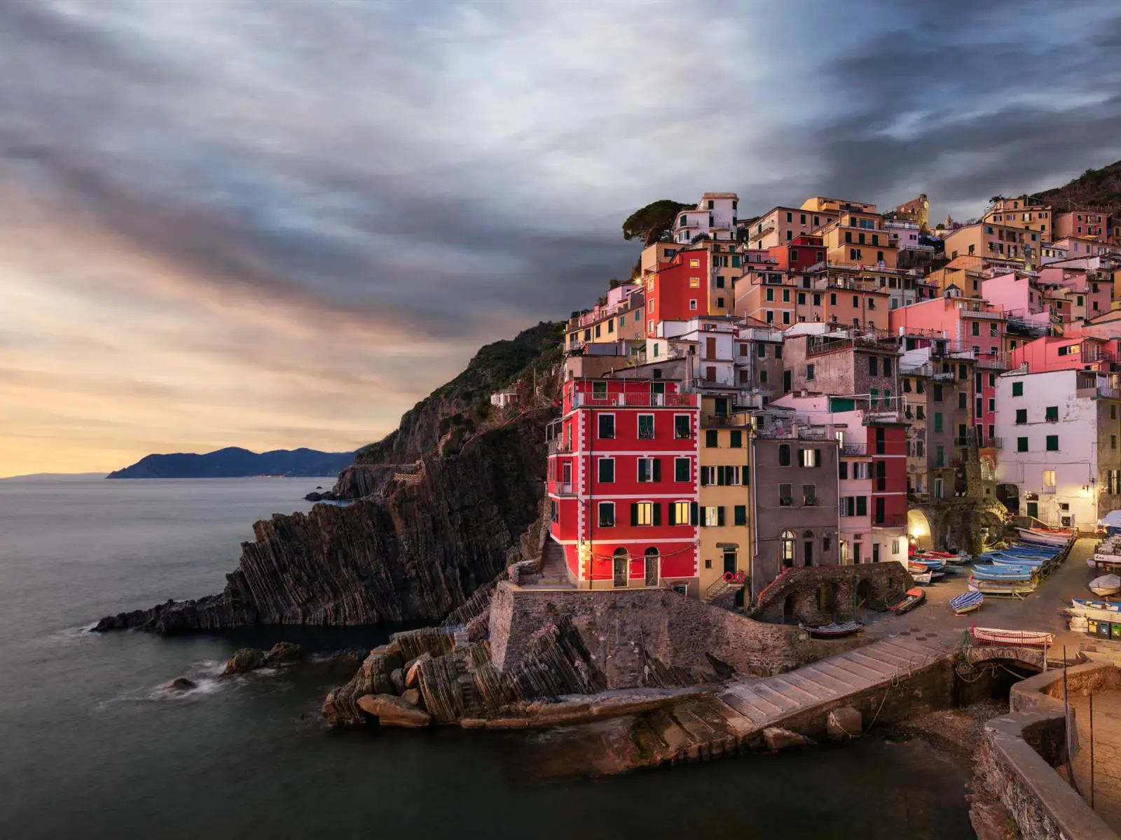 ©Simone Sbaraglia Tramonto a Riomaggiore Cinque Terre