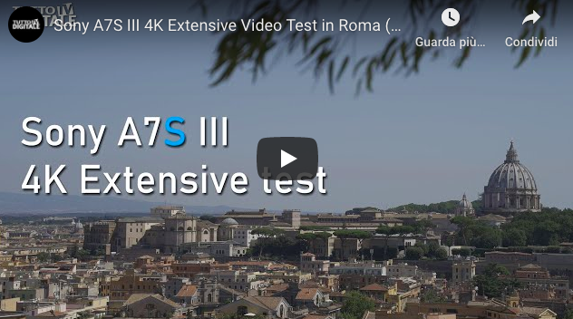 Sony A7S III 4K Extensive Video Test
