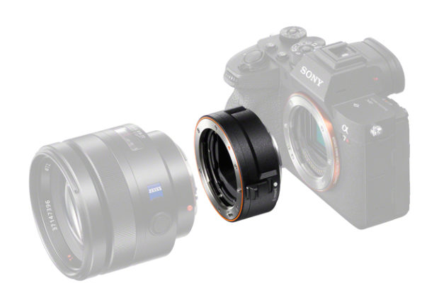 Sony LA-EA5, il ponte fra E-mount e A-mount