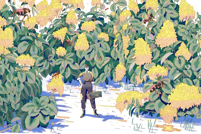 Calendario Epson 2021 illustrazione Gianluca Folì