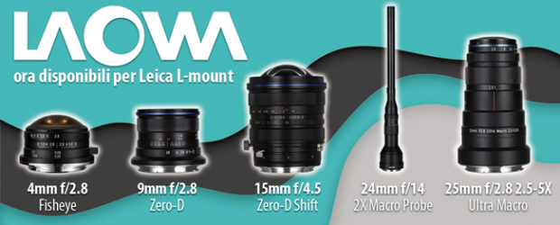 Laowa, arrivano le ottiche L-mount