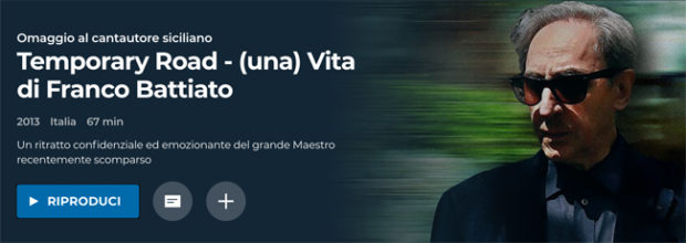 Franco Battiato, il documentario su Raiplay