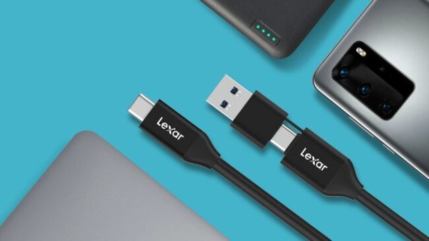Lexar 3.2 Tipo-C 2-in-1, USB A e C con un unico cavo