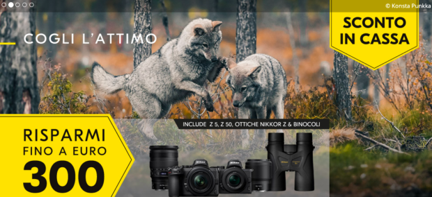 Nikon, sconto immediato