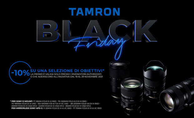 Tamron, le offerte per il Black Friday