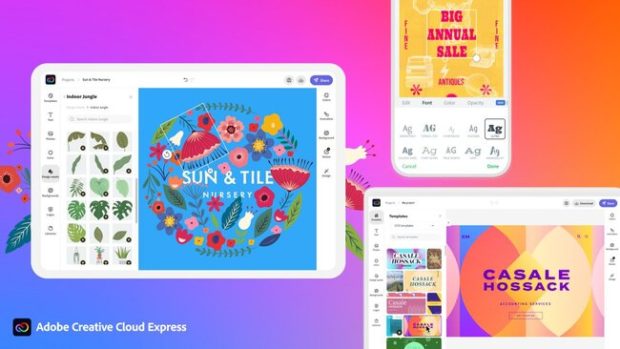Adobe Creative Cloud Express, una suite foto/video per social network e non solo