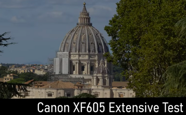 Canon XF605 4K extensive video test