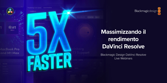 DaVinci Resolve webinar gratuito