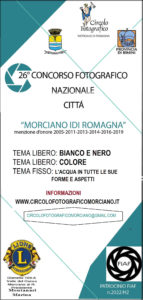26° Concorso Fotografico Nazionale "Città Morciano di Romagna"