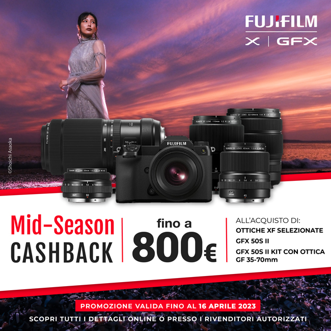 Fujifilm Cashback Mid-Season per medio formato