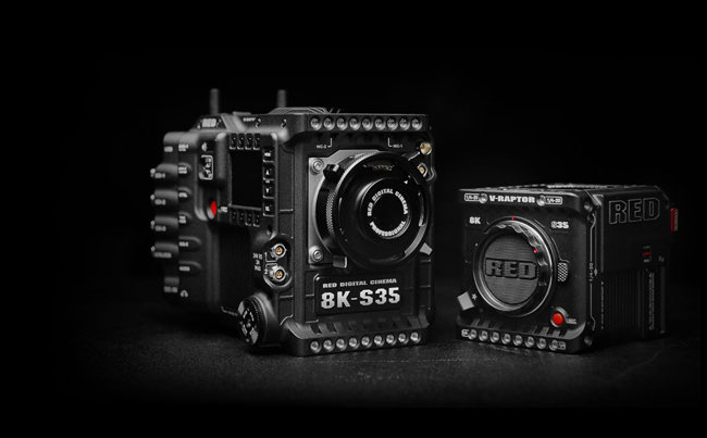 RED V-Raptor 8K S35 e V-Raptor XL 8K S35