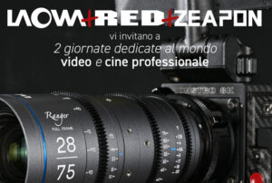 ottiche Laowa Cinema su camere RED giornate video e cine professionale