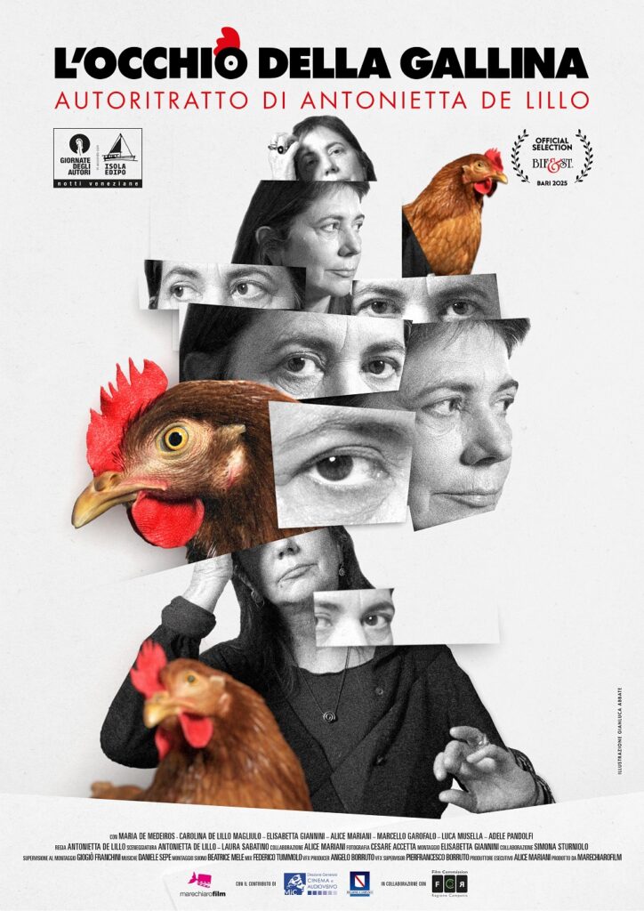 A Firenze, il 3  e il 6 Aprile, le proieizioni de "L'occhio della gallina – Autoritratto di Antonietta De Lillo"
