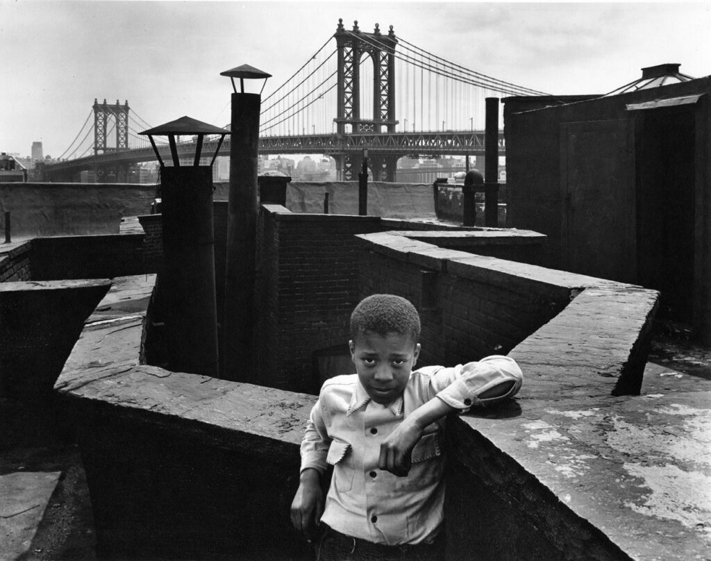 Walter-Rosenblum-Boy-on-Roof-Pitt-Street-N.Y.C.-1938