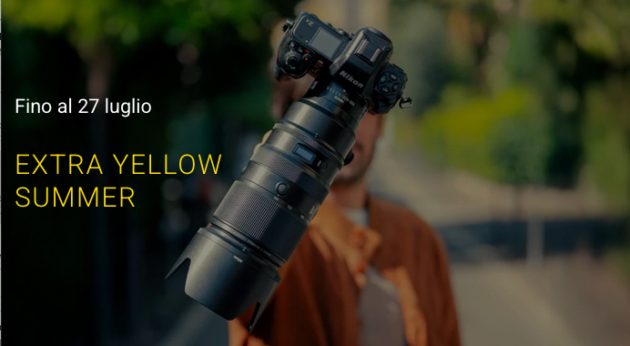 Extra Yellow Summer e promozione per Body e Kit di Z6III e Z5II